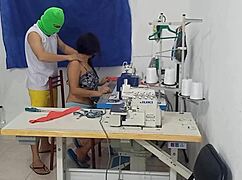 Tempted Coworker Sucks My Latina Vagina