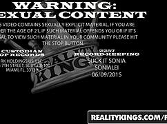 ava kelly and mila castro trade cash for beach hardcore with brick danger