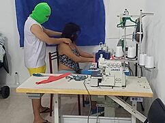 Tempted Coworker Sucks My Latina Vagina