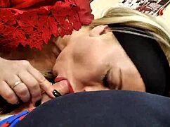 queen aimee paradise sucks dick nonstop cumshots on crafty face tits hour long!