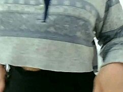 Cute Hot Student Feels Thrill Stripping Clothes Touching Boobs