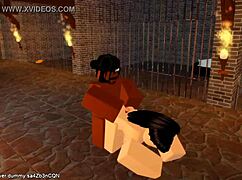 roblox gamer girl stretched by throbbing big black cock