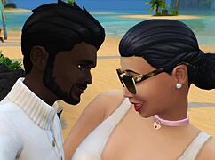 your arab wife cheats on vacation, secret imwf fun with me while cuckold watches