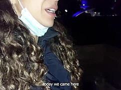 public planetario fuck with big cocked brunette latina teen in buenos aires