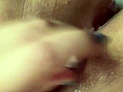 her vagina pulses as she masturbates wildly leading to massive squirting gush everywhere