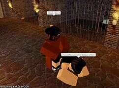 roblox gamer girl stretched by throbbing big black cock