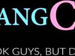 Brunette lesbian grinds redhead lover's small tits with strapon heels outdoors making her come hard erotically