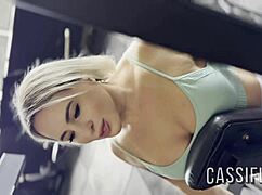 damn these two blondes give poolside outdoor handjob blowjob double team