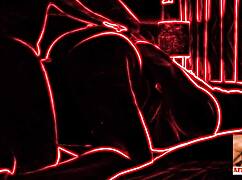 thick black girlfriend moans hard in intense doggystyle pounding