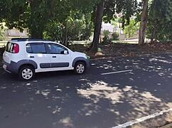 brother's football game interrupted behind car for brazilian creampie play