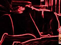 thick black girlfriend moans hard in intense doggystyle pounding