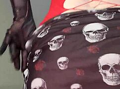 chubby slut rides crop spanking jiggling ass tits and huge pussy lips