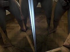 one guy unloads six cocks mirror cumshot explosion