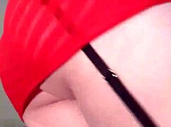 chubby slut rides crop spanking jiggling ass tits and huge pussy lips