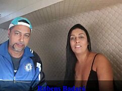 brunette milf hitches ride for big cock doggystyle in motor home