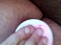 Amateur whore stretches ass with huge dildo assplay toys