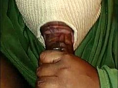 Masked Girl Delivers Super Sloppy Deep Throat Action