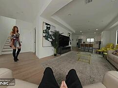 Queen Maeve's Busty Redhead Cock Suck in Boys VR Cosplay Parody