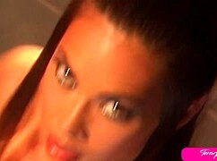 Stacked Babe Tera Patrick RUBS Her SHAVED PUSSY While DANCING Seductively in Lingerie