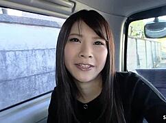 petite japanese teen picked up for vibro egg orgasm in car during uncensored jav casting