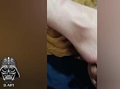 Wow! Bound Serbian Slave Caresses Huge Monster Cock Bareback