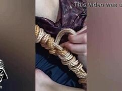 Wow! Bound Serbian Slave Caresses Huge Monster Cock Bareback
