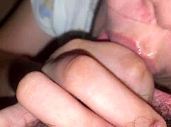 girlfriend shares intimate moment during rainy weather fun