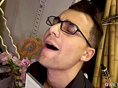 Caught Masturbating Punished by Squirting Milf Boss in Office