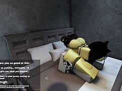 ROBLOX CATGIRL FINALLY GAVE IN AFTER DAYS OF PENT-UP TEASING!