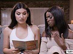 imagine zariah aura tonguing that hairy ebony beaver deep