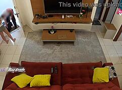 hey delivery boy, you like my naughty milf tits before i suck your big cock till cum?