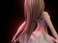 whoa this sexy brunette dances in bra panties skirt then goes nude upskirt 😍💃