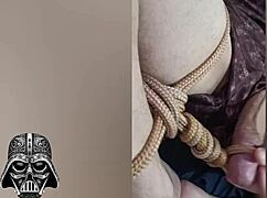 Wow! Bound Serbian Slave Caresses Huge Monster Cock Bareback