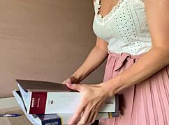 Teacher, I've wanted to fuck you forever, he says, pounding her tight pussy doggystyle