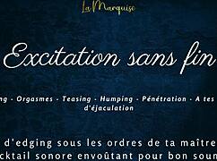 french femdom joi edges you endlessly into total excitation overload with her sultry voice commands
