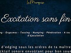 french femdom joi edges you endlessly into total excitation overload with her sultry voice commands