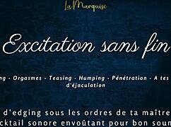 french femdom joi edges you endlessly into total excitation overload with her sultry voice commands