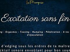 french femdom joi edges you endlessly into total excitation overload with her sultry voice commands