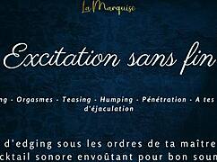 french femdom joi edges you endlessly into total excitation overload with her sultry voice commands