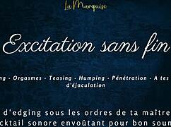 french femdom joi edges you endlessly into total excitation overload with her sultry voice commands