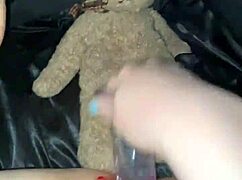 wanna see this virgin 18yo saudi arabian squirt with huge glass dildo on her tight wet pink pussy?