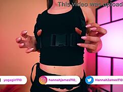 hannahjames710 tries on hot cosplay looks like sexy bunny cheerleader kill bill and lara croft