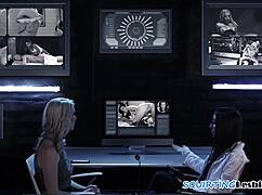 Milf Fingers Soaking Pussy Amid Lesbian Threesome Tease