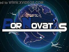 Pornovatas casts spectacular huge tits blonde European touring Barcelona with Victor Bloom