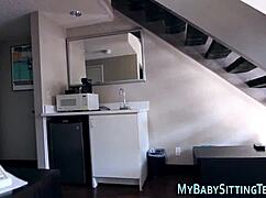 i love how my teen babysitter rides pov so hard