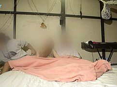 Isis and boyfriends lick pussy muff dive then cum in her mouth together