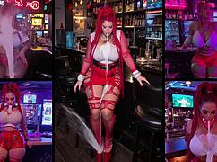 i beg for every drop covering my redhead body in cum while heels stay on post creampie mess