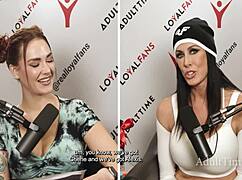 ever wonder what milf pornstar says in xxx award interview about her big tits?