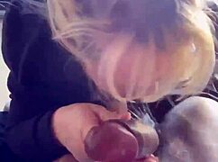 yo milf gulps down that thick cumshot mouthful straight