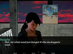 Brunette milf teases big tits and ass in erotic family game play